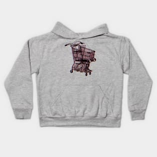 Shopping Cart Kids Hoodie